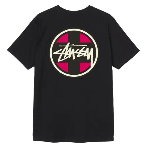 Stüssy Cross Dot Tee Black