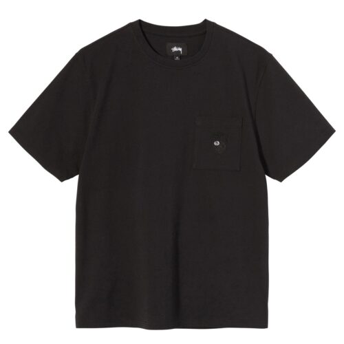 Stüssy 8 Ball Pocket Crew Black