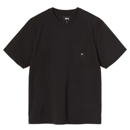 Stüssy 8 Ball Pocket Crew Black
