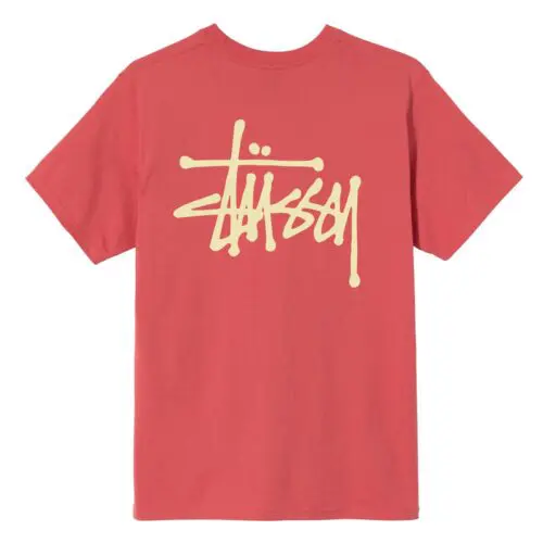 Stüssy Basic Tee Pale Red