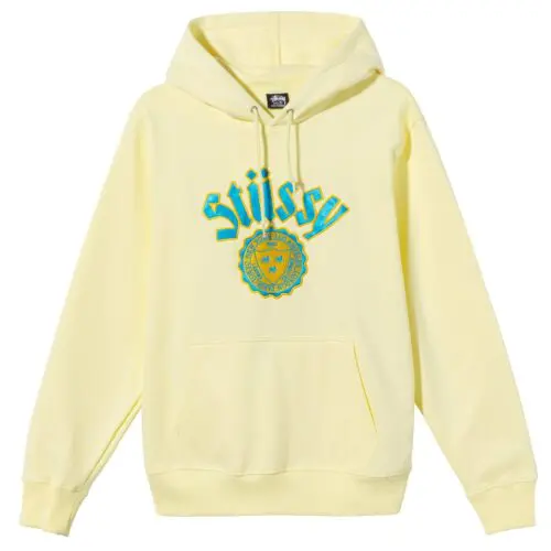 Stüssy City Seal App. Hood Pale Yellow