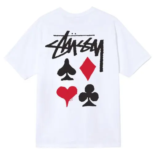 Stüssy Full Deck Tee White