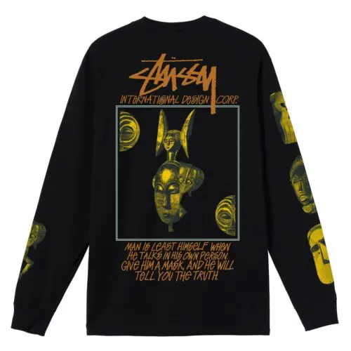 Stüssy Masked LS Tee Black