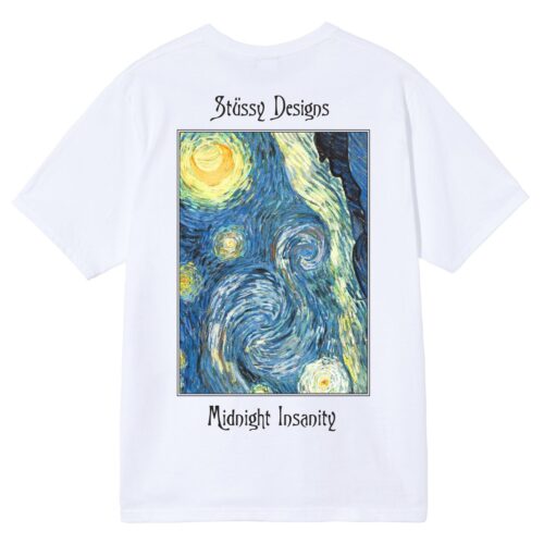 Stüssy Midnight Insanity Tee White
