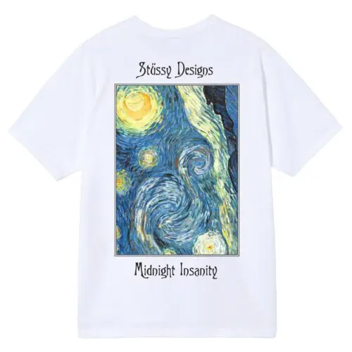 Stüssy Midnight Insanity Tee White