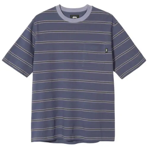 Stüssy Peak Stripe Crew Navy