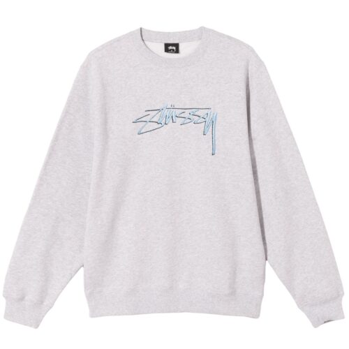 Stüssy Smooth Stock App Crew Ash Heather