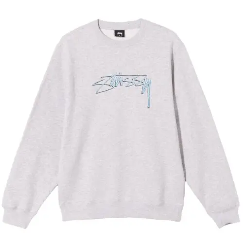 Stüssy Smooth Stock App Crew Ash Heather