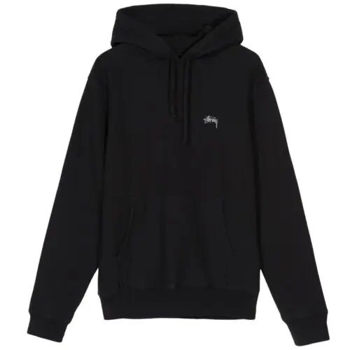 Stüssy Stock Logo Hood Black