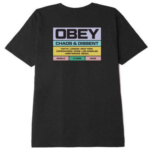 Obey Built To Last Tee Black