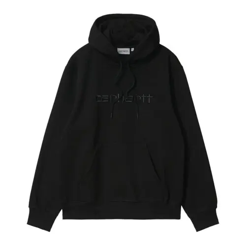 Carhartt WIP Hooded Carhartt Sweat Black / Black