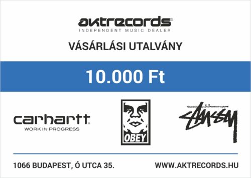 Aktrecords Vásárlási Utalvány 10000 Ft