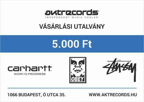 Aktrecords Vásárlási Utalvány 5000 Ft
