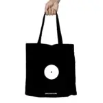 aktrecords vinyllabel totebag