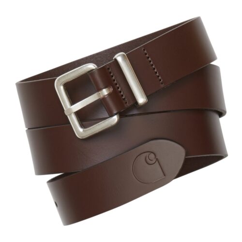 Carhartt WIP Logo Belt Dark Brown