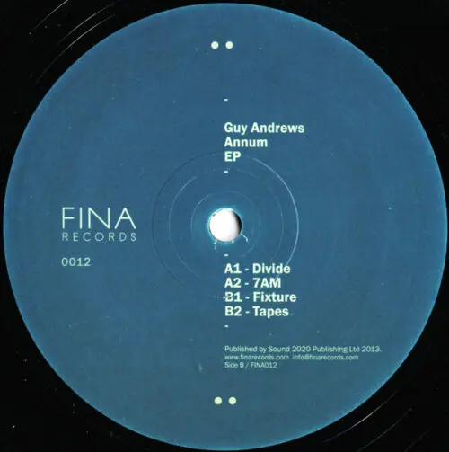 Guy Andrews - Annum EP (12", EP)