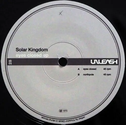 Solar Kingdom - Eyes Closed EP (12", EP)