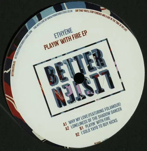Ethyène - Playin' With Fire EP (12", EP)