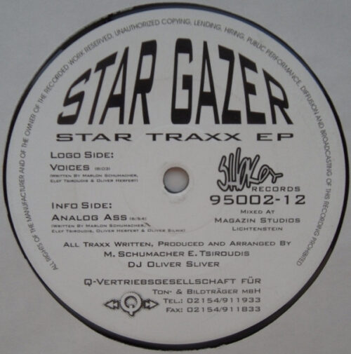 Star Gazer - Star Traxx EP (12", EP)