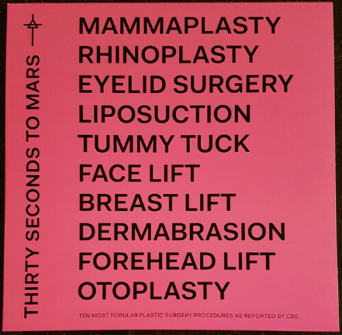Thirty Seconds To Mars* - America (LP, Album, Whi)