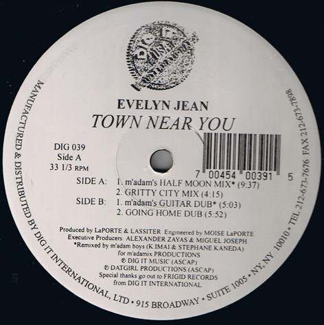 Evelyn Jean - Town Near You (12")