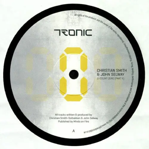Christian Smith & John Selway - Count Zero (Part II) (12")