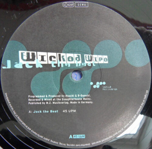 Wicked Wipe - Jack The Beat (12")