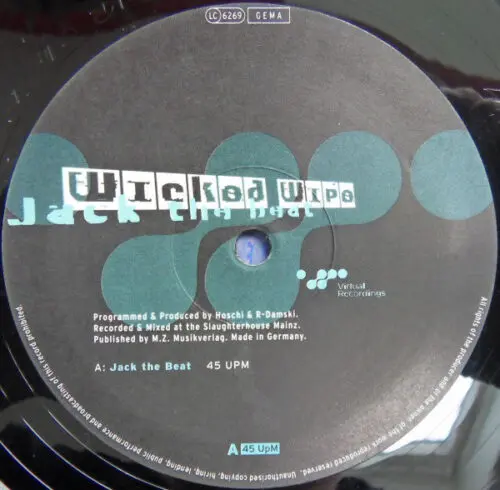 Wicked Wipe - Jack The Beat (12")