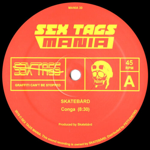 Skatebård / Crystal Bois - Conga / Live At Skurkeklubben (12")