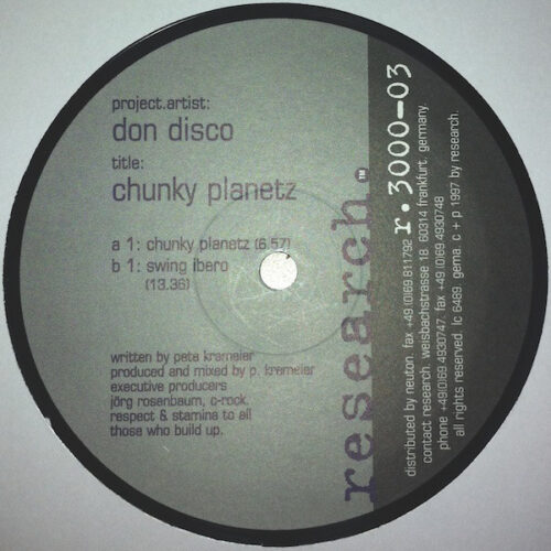 Don Disco - Chunky Planetz (12")