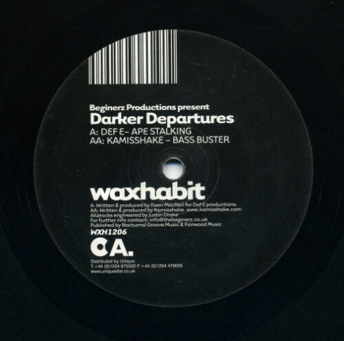 Def E / Kamisshake - Beginerz Productions Present Darker Departures (12")