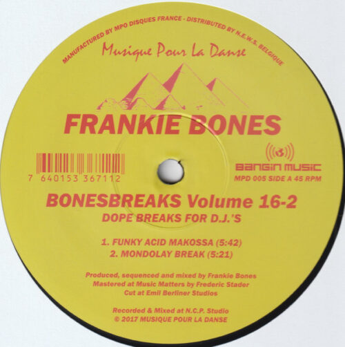 Frankie Bones - Bonesbreaks Volume 16-2 (Dope Breaks For D.J.'s) (12", Ltd, RP)