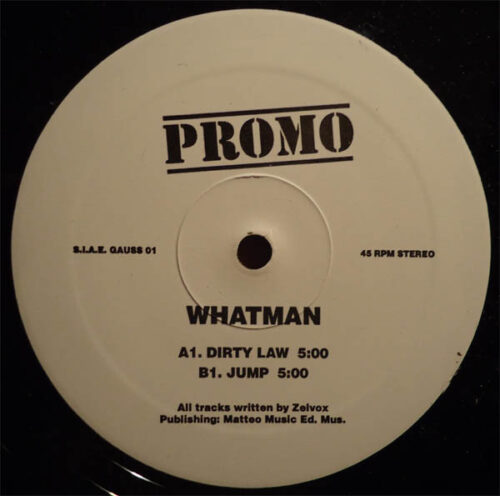 Whatman - Dirty Law (12", Promo)