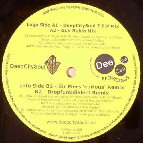 DeepCitySoul - Earthly Angel (12")