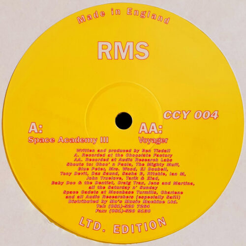 RMS - Space Academy III (12", Ltd, Yel)