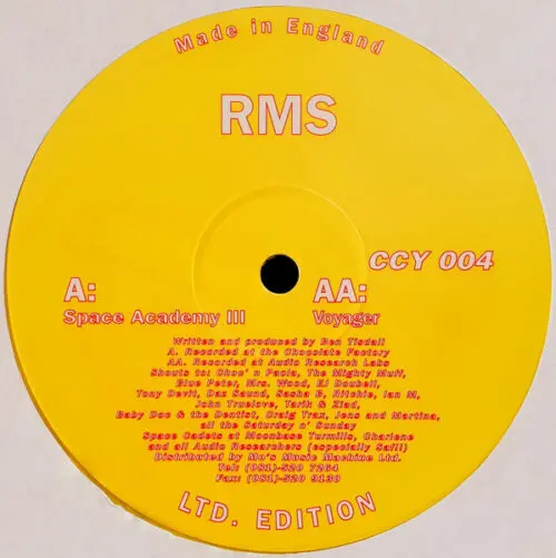 RMS - Space Academy III (12", Ltd, Yel)