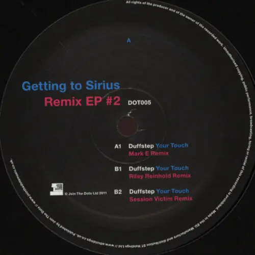 Duffstep - Getting To Sirius - Remix EP #2 (12")