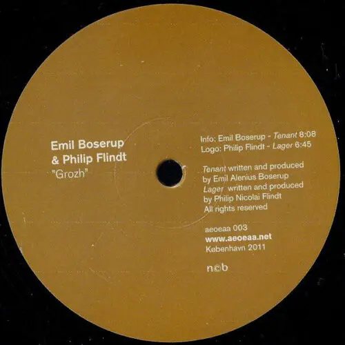 Emil Boserup & Philip Flindt - Grozh (12")