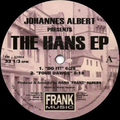 Johannes Albert - The H.A.N.S. EP (12", EP)