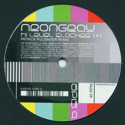 Neongrau - Hi Level Slacker (12")