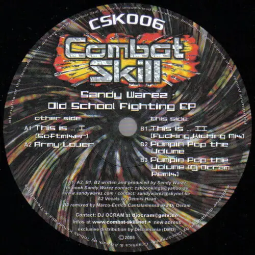 Sandy Warez - Old School Fighting EP (12", EP)
