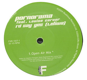 Pornorama - I'd Say Yes (Leliwa) (12")