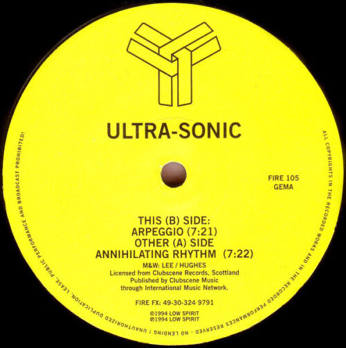 Ultra-Sonic - Annihilating Rhythm (12")