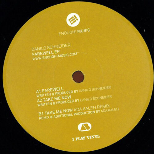 Danilo Schneider - Farewell (12", EP)