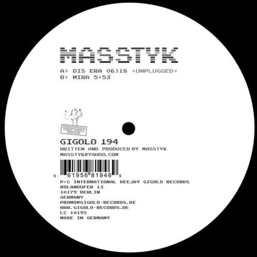 Masstyk - Dis Era (12")