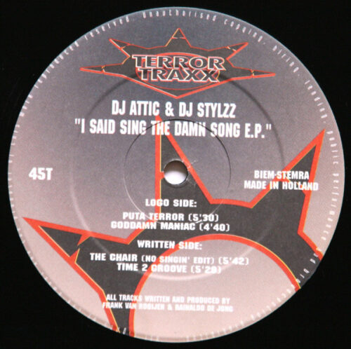 DJ Attic & DJ Stylzz* - I Said Sing The Damn Song E.P. (12", EP)