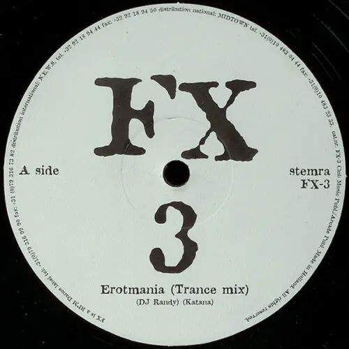 DJ Randy / Katana / W. Faber* - FX 3 (12")