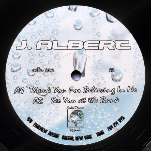 J. Albert / Person Of Interest - EDR002 (12")