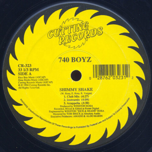 740 Boyz / Bass'Ed On This - Shimmy Shake / Bass Of The Soul (12")