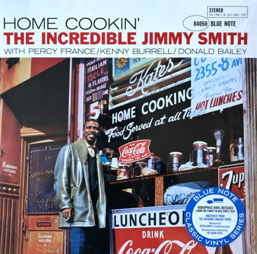 The Incredible Jimmy Smith* With Percy France / Kenny Burrell / Donald Bailey - Home Cookin' (LP, Album, RE, 180)
